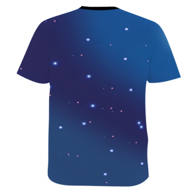 Мужская 3D футболка Naruto in the night with the blade 2